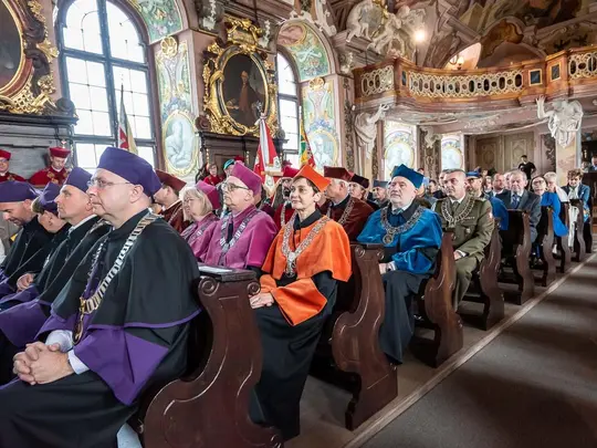 Guests gathered in the Leopoldina Hall of the University of Wrocław.