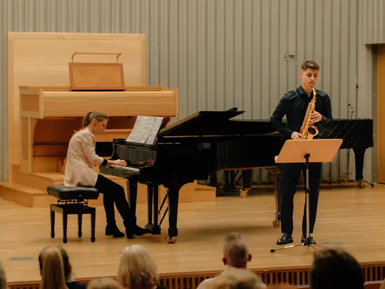 Concert of the Winners of the International Saxophone Competition at the Concert Hall of the Karol Szymanowski Primary and Secondary Music School in Wrocław