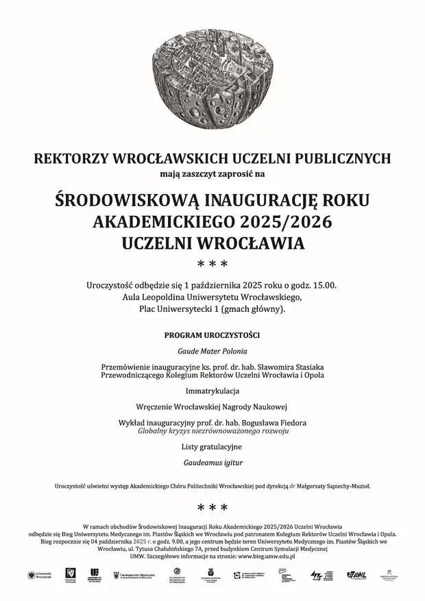 Uroczystość odbędzie się 1 października 2025 roku