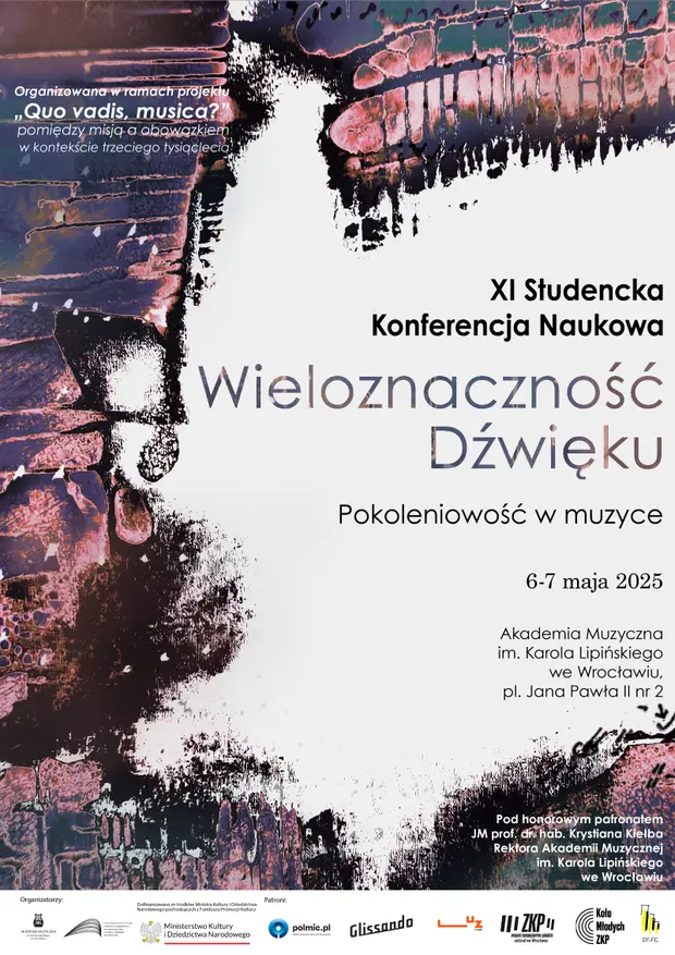 XI Studencka Konferencja Naukowa Wieloznaczność dźwięku