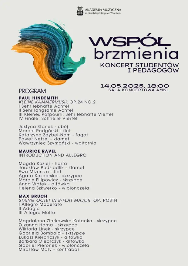 WSP&Oacute;Łbrzmienia - koncert student&oacute;w i pedagog&oacute;w