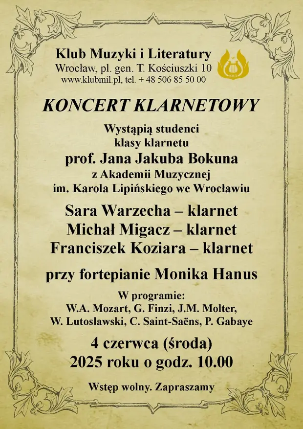 Koncert klarnetowy