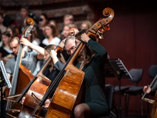 Academic Symphony Orchestra and the combined AMKL Choirs