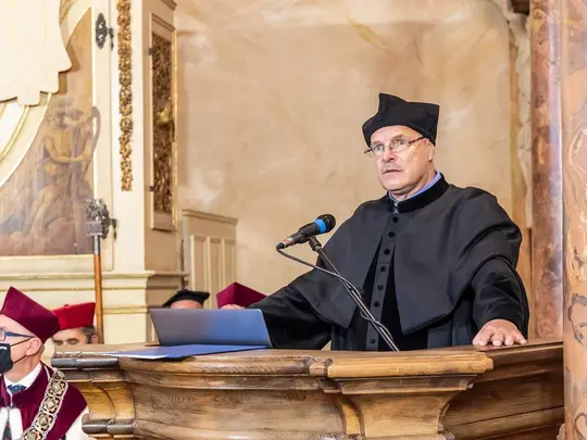 Wykład prof. Tylla Kruegera (Politechnika Wrocławska), fot. T. Walow