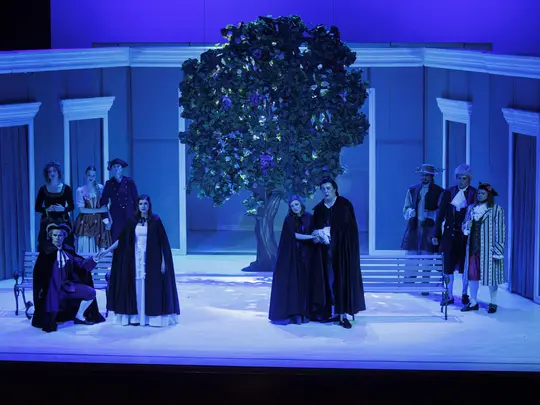 Daniel Babuśka (Basilio), Michał Zborowski (Gardener), Damian Szczepański (Count), Agnieszka Wilczewska (Countess), Wiktoria Nowacka (Susanna), Janusz Nosek (Figaro), Karolina Nosowska (Cherubin), Justyna Rodziewicz (Barbarina), Zuzanna Kłosiewicz (Marceli