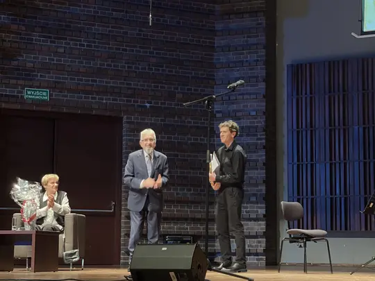 Prof. Leszek Wisłocki and soloist Tomasz Grochalski