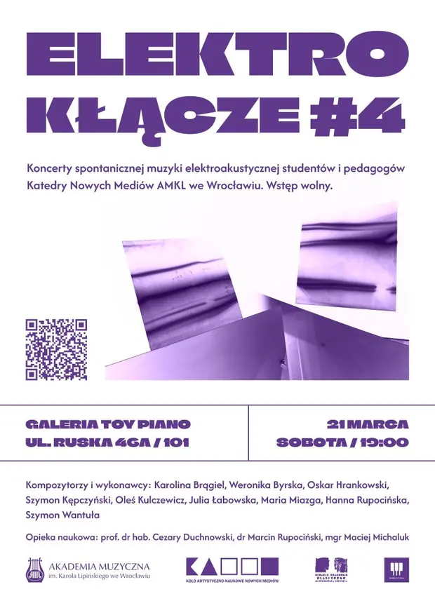 Koncert elektronicznej muzyki improwizowanej - Elektrokłącze 4