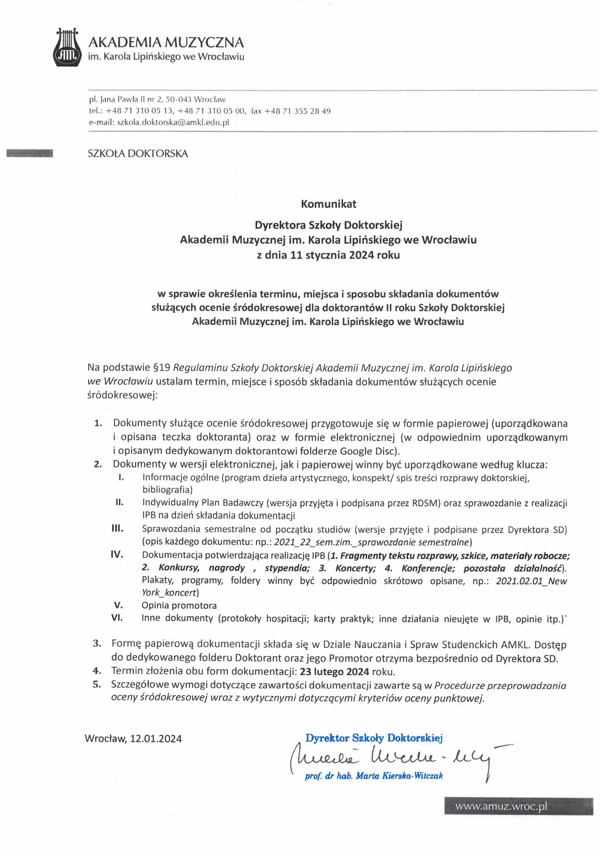 Ocena śródokresowa 2024