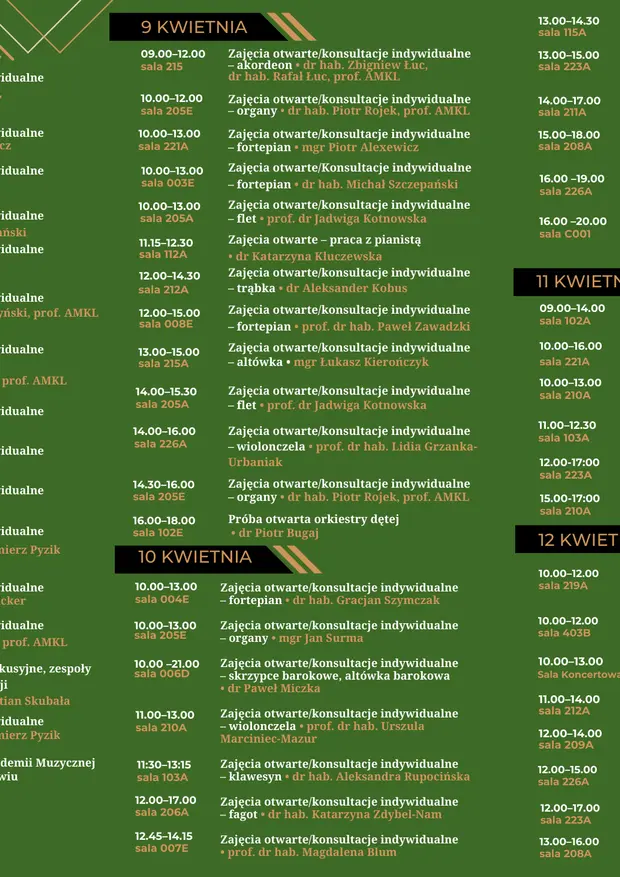 Dni Otwarte Akademii Muzycznej im. Karola Lipińskiego we Wrocławiu