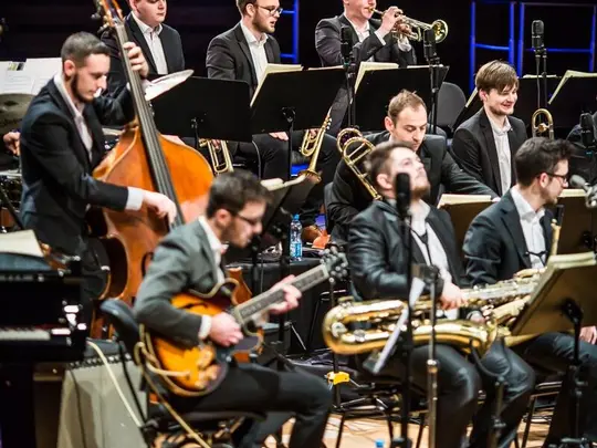 Koncert Big Bandu AMKL w Narodowym Forum Muzyki 04.02.2018, fot. Sławek Przerwa