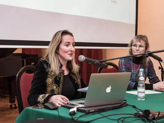 Dr Aleksandra Pijarowska, prof. AMKL oraz prof. dr hab. Violetta Przech