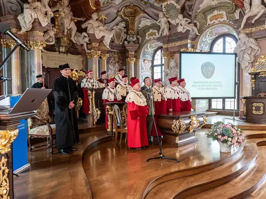 IM Rectors of KRUWiO and Prof. Dr. hab. Andrzej Rokita invited to deliver the inaugural lecture during the ceremony
