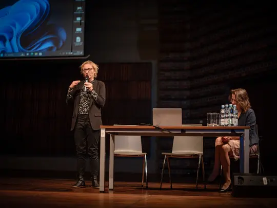 Prof. Dr. hab. Aleksandra Dziurosz and Scientific Director of the Conference Dr. Amelia Golema