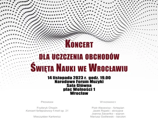 Uroczyste obchody Święta Nauki we Wrocławiu