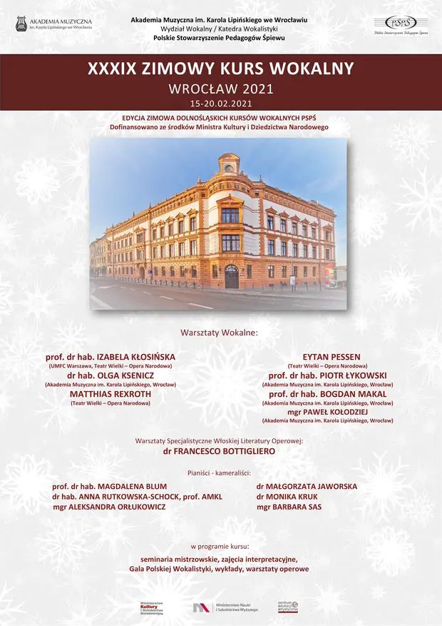 XXXIX Zimowy Kurs Wokalny