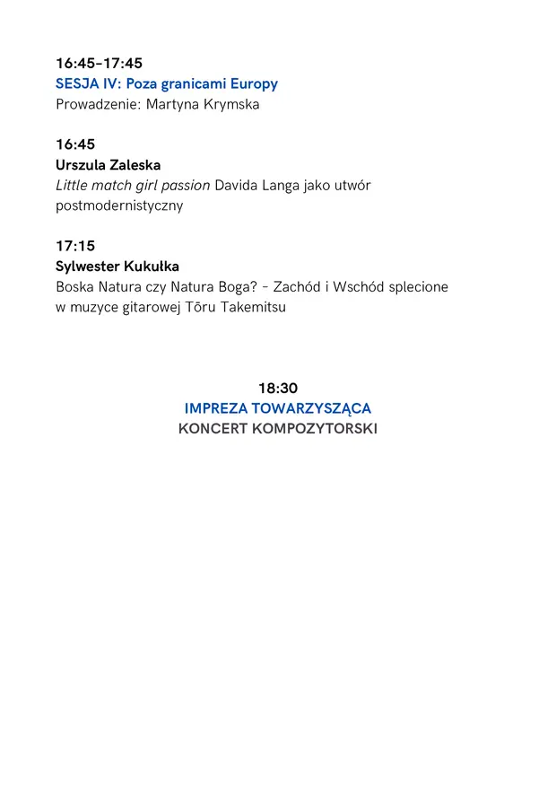 IX Studencka Konferencja Naukowa Wieloznaczność Dźwięku