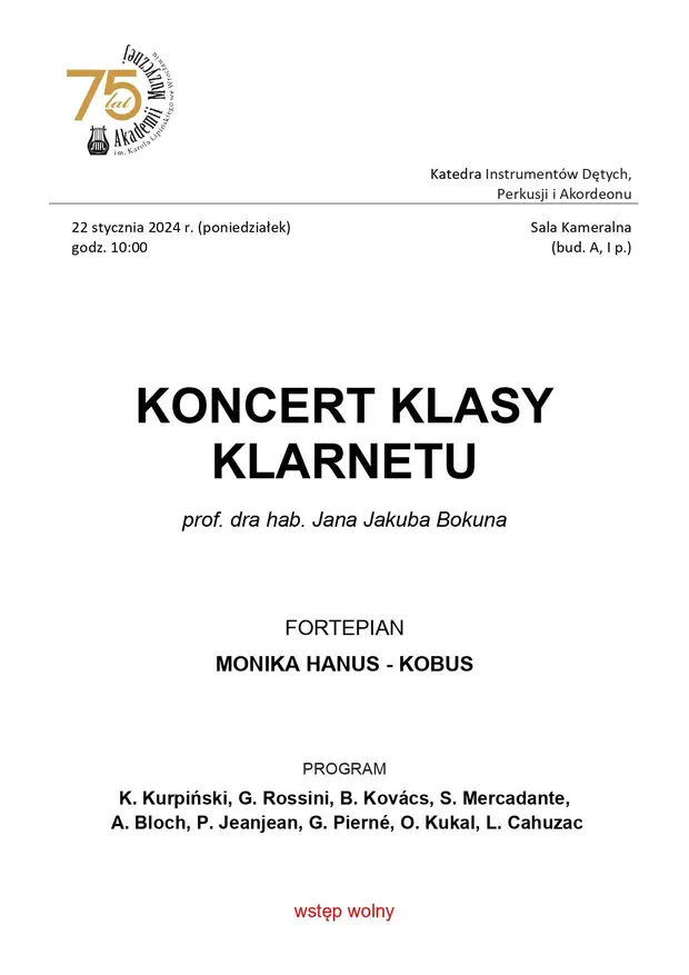 2024_01_24 Koncrt klasy klarnetu prof. Bokuna afisz_page-0001.jpg