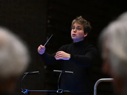 Maestro Jerzy Maksymiuk and course participants