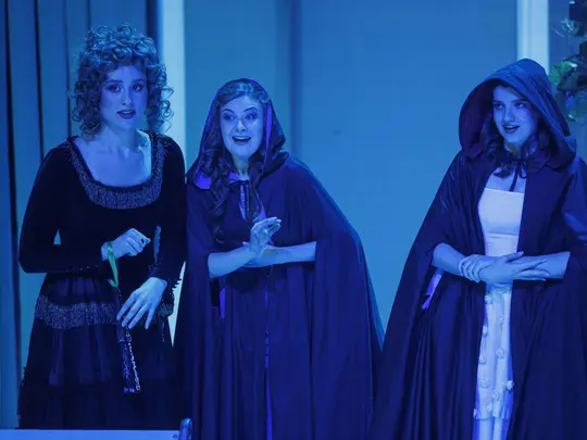 Zuzanna Kłosiewicz (Marcelina), Agnieszka Wilczewska (Hrabina), Wiktoria Nowacka (Zuzanna)