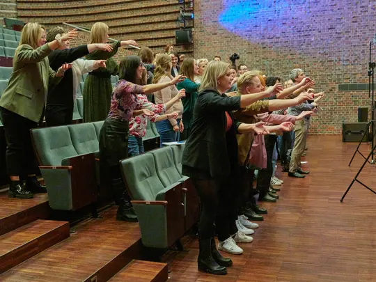 Uczestnicy II Międzynarodowej Konferencji Praca z ch&oacute;rem dziecięcym