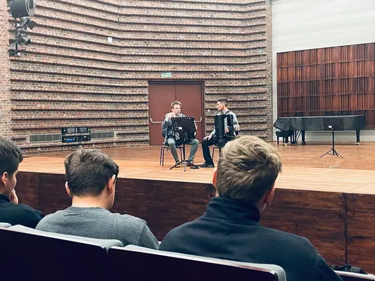 Accordion Master Class of Dr. Piotr Chołołowicz