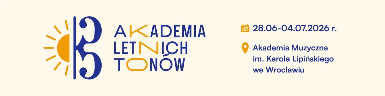 Typograficzny logotyp Akademii Letnich Tonów