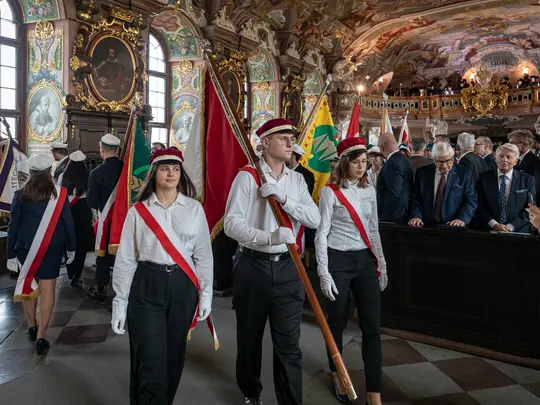 Academic procession in the Leopoldina Hall