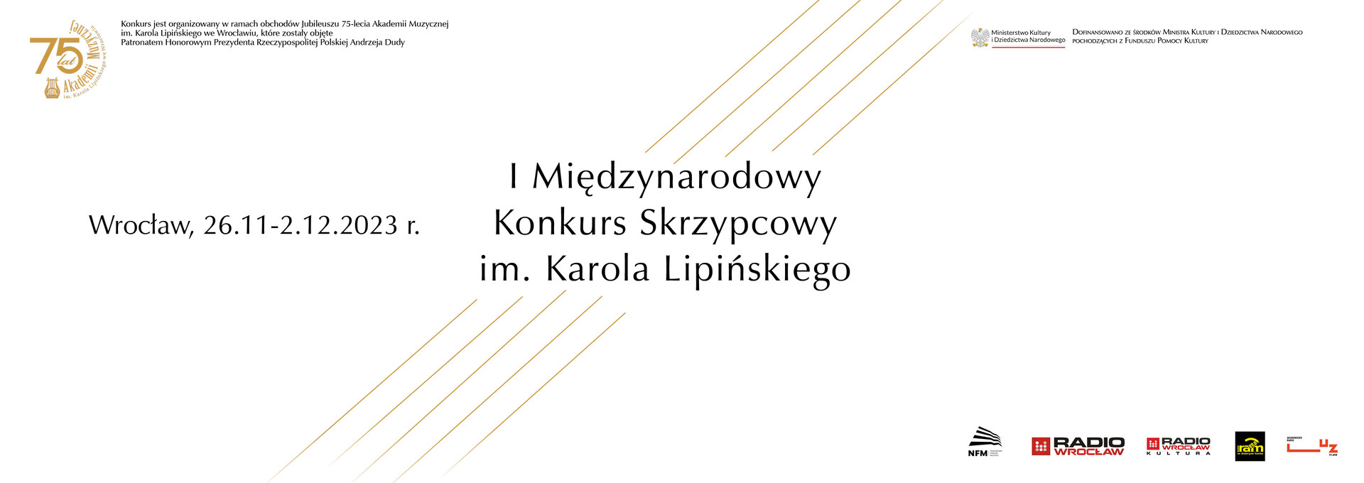 I Międzynarodowy Konkurs Skrzypcowy im. Karola Lipińskiego