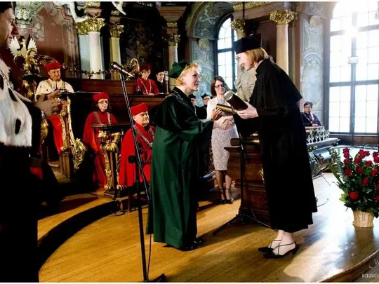 Promotion ceremony, Dr. Aldona Ślusarz