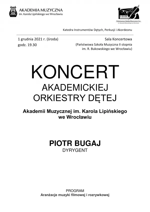 Koncert Akademickiej Orkiestry Dętej