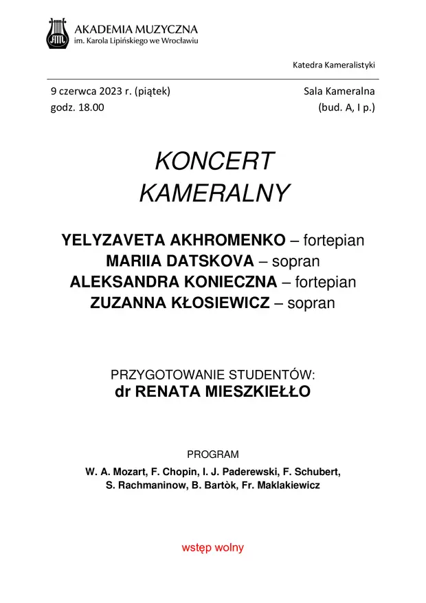 Koncert Kameralny