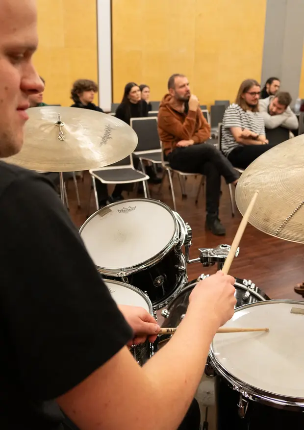 Uczestnicy warsztat&oacute;w Jazz Masterclass Możdzer Danielsson Fresco