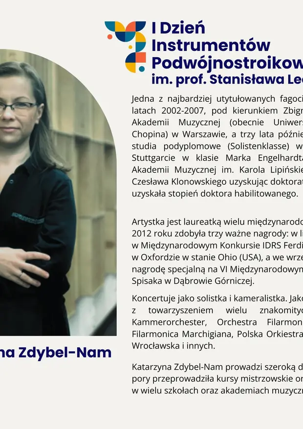 I Dzień Instrument&oacute;w Podw&oacute;jnostroikowych im. prof. Stanisława Lecha