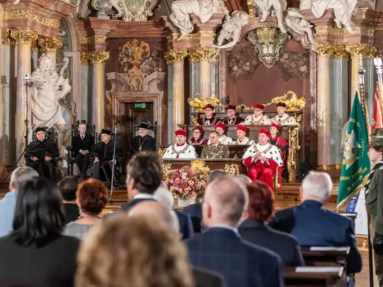 The Rectors of KRUWiO and Guests gathered in the Leopoldina Hall