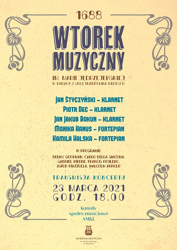 Koncert w ramach cyklu Wtorki Muzyczne