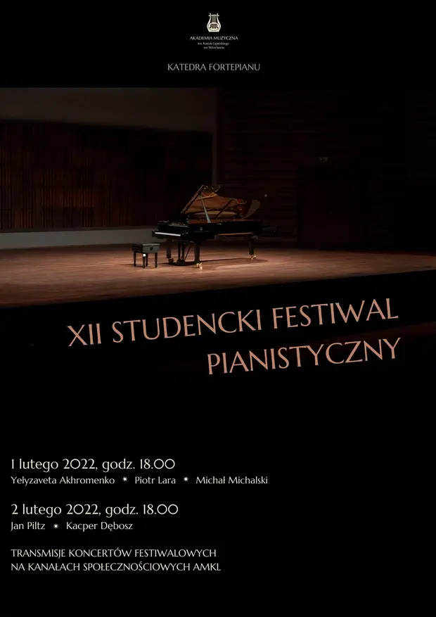 I koncert w ramach XII Studenckiego Festiwalu Pianistycznego