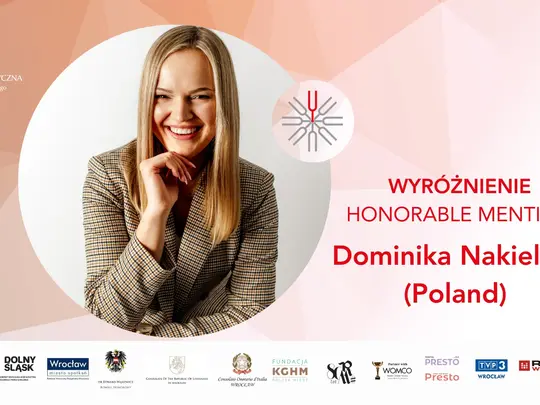 Wyr&oacute;żnienie - Dominika Nakielna (Polska)