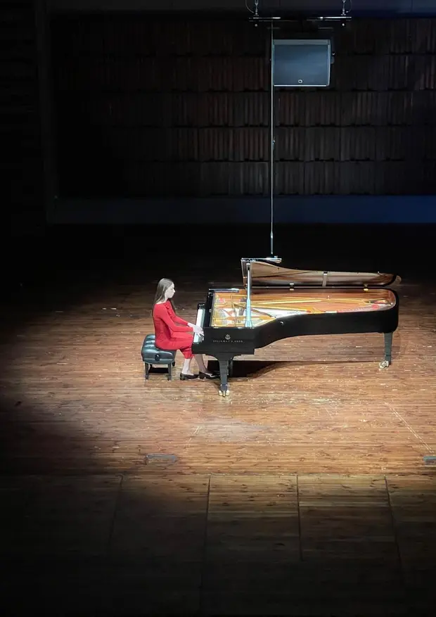 Występ Amelii Jankowskiej podczas Niemiecko-polskiego koncertu fortepianowego