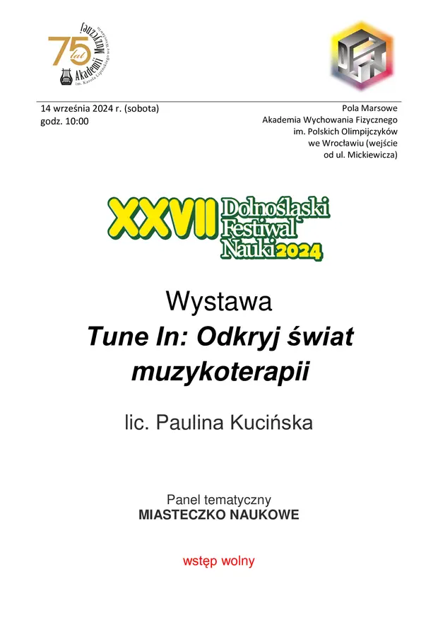 Wystawa &bdquo;Tune In: Odkryj świat muzykoterapii&rdquo;