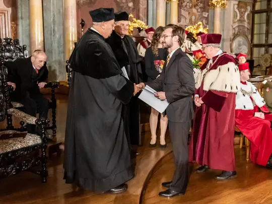Presentation of the scores of the Song of Mutual Respect with a dedication to the winners of the KRUWiO Award named after Prof. J&oacute;zef Dudek and the initiators of the District of Mutual Respect