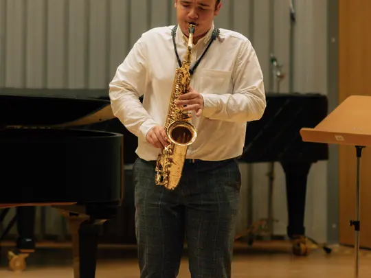 Concert of the Winners of the International Saxophone Competition at the Concert Hall of the Karol Szymanowski Primary and Secondary Music School in Wrocław