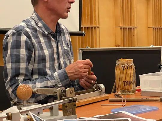 Bassoon reed production course led by Jan Wiśniowski, M.A.