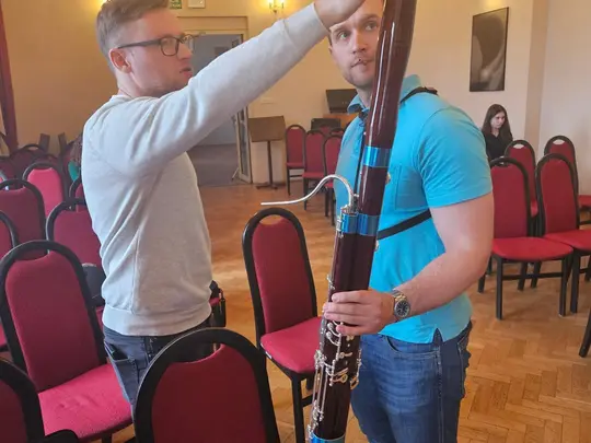 Uczestnicy warsztat&oacute;w