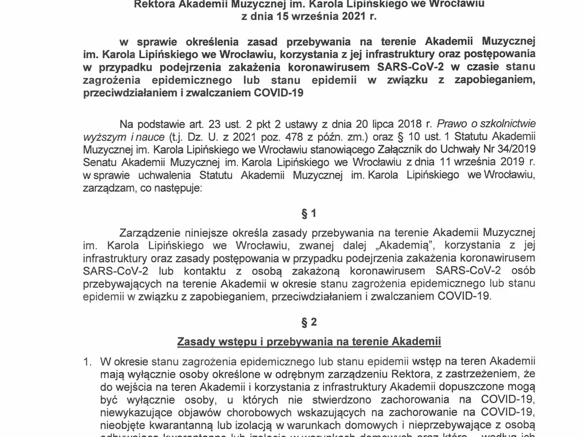 Zarządzenie nr 37/2021 z dnia 15.09.2021 r.