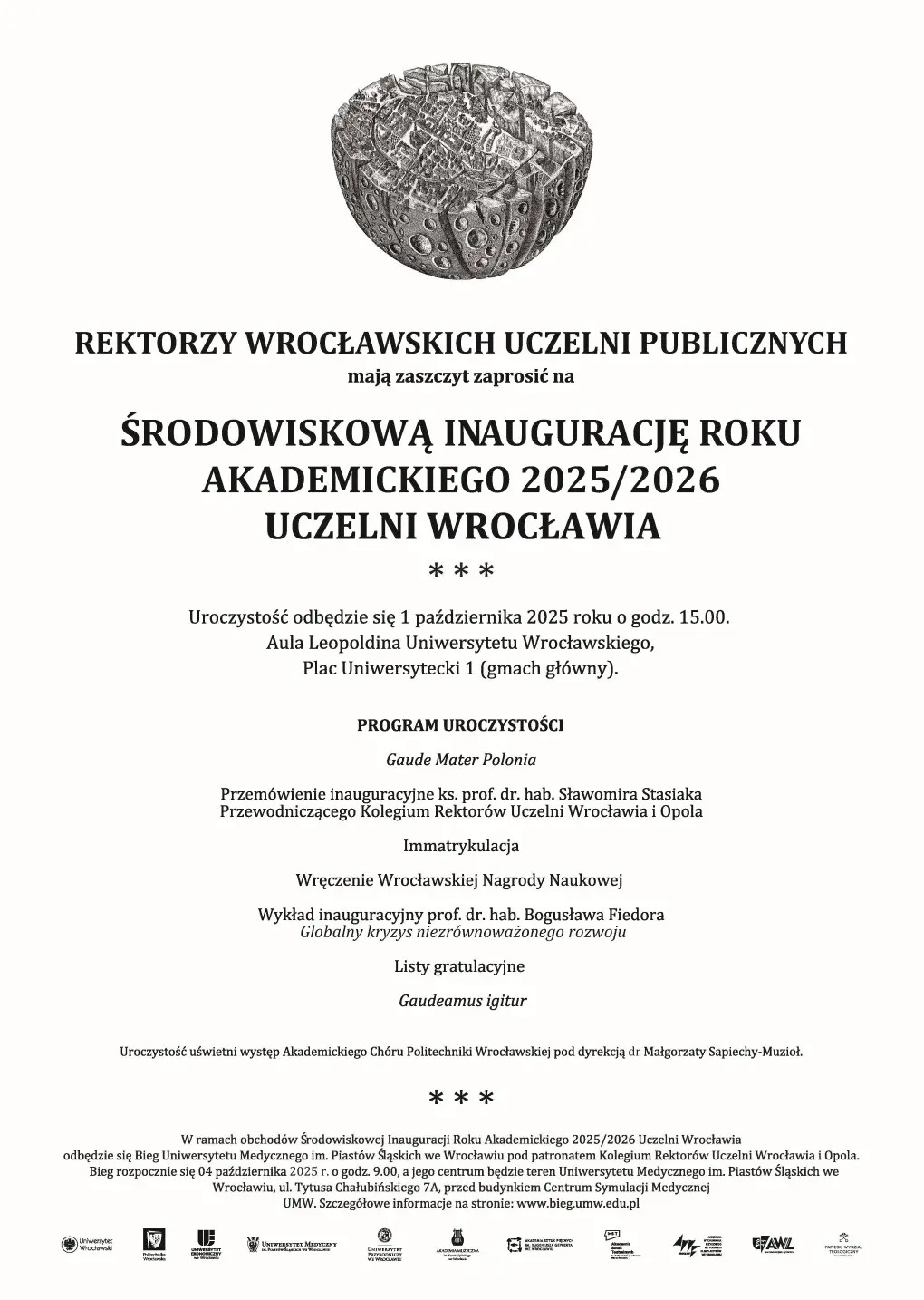 Uroczystość odbędzie się 1 października 2025 roku