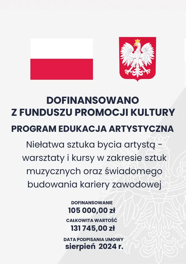 Mistrzowski Kurs Pianoforte i Historycznego Wykonawstwa Natalii Lentas w ramach projektu &bdquo;Niełatwa sztuka bycia artystą&rdquo;