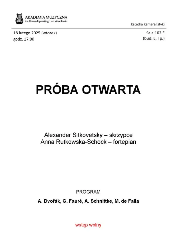 Pr&oacute;ba otwarta