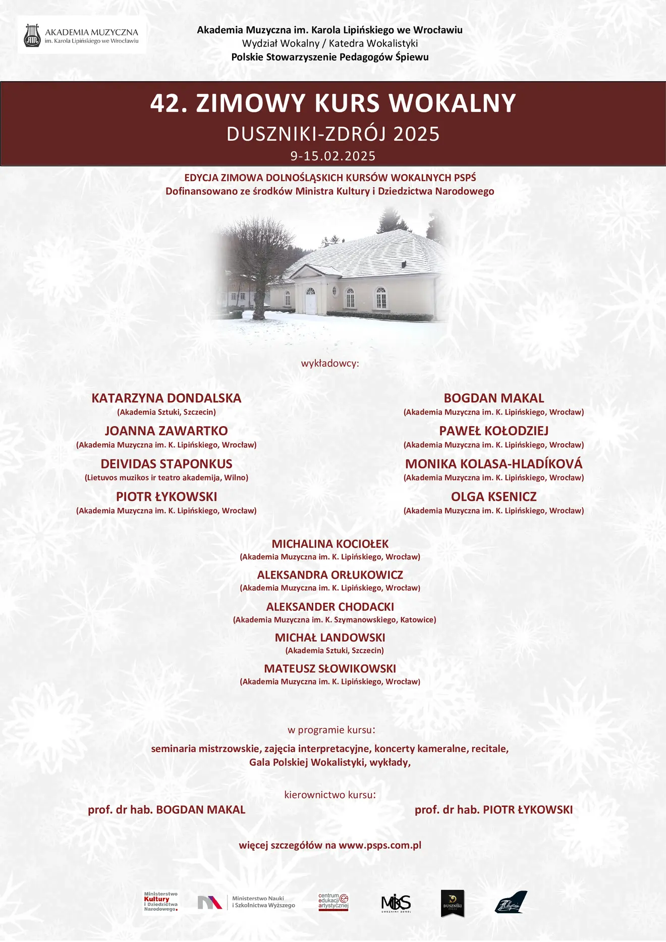 42. Zimowy Kurs Wokalny