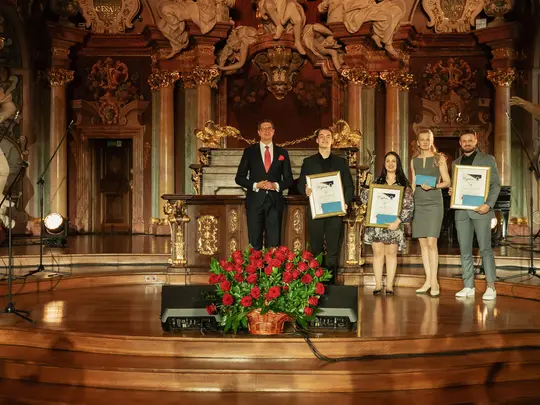 Laureatka oraz nominowani w kategorii sukces artystyczny / fot. organizatorzy Konkursu