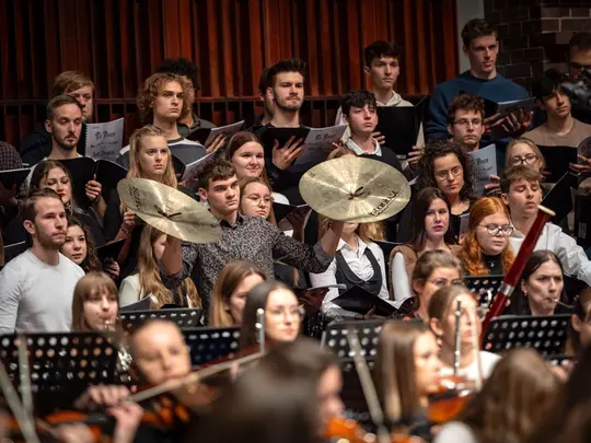 Academic Symphony Orchestra and the combined AMKL Choirs